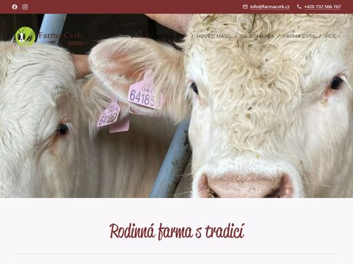 rodinná farma s tradicí