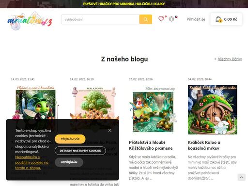 nejlepší plyšové hračky pro nejmenší miminka! pohádkový jednorožec pro holčičku, kouzelný plyšový medvídek pro kluky, muchláček i usínáček v koutě nezůstanou!