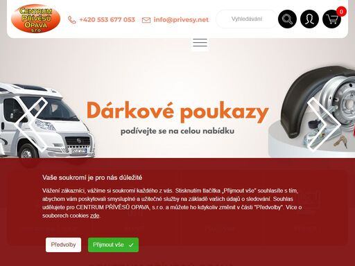 centrum přívěsů opava, s.r.o. - přívěsy, vozíky, servis, náhradní díly, půjčovna, opava, moravskoslezský kraj