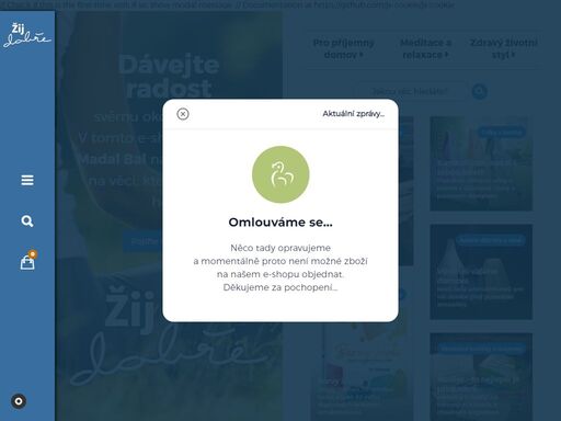 dárky a dekorace, doplňky do kuchyně a domácnosti, meditační a relaxační hudba, inspirující knihy o meditaci, mixéry, odšťavňovače, zdravé potravinové doplňky a mnoho dalšího.
