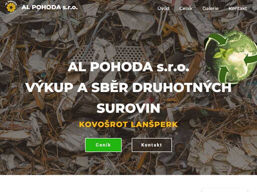 výkup surovin dle platného ceníku včetně kabelů i s izolací. dále vykupujeme zlato, stříbro i platinu. všechny váhy jsou přesné a pravidelně kalibrované.