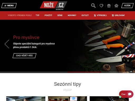 profesionální nože, nástroje, ocílky a brusky německé firmy f. dick. nakupujte přímo u autorizovaného prodejce!