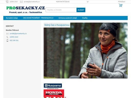 homepage, prosekacky.cz