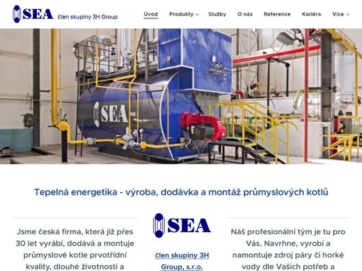 tepelná energetika - výroba, dodávka a montáž průmyslových kotlů