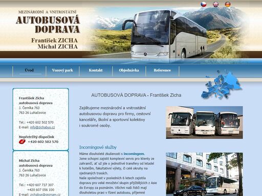 autobusová a zájezdová doprava františek zicha - luhačovice