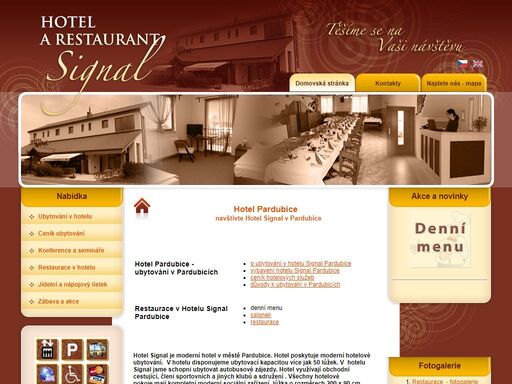 zveme vás k ubytování v pardubicích. vstupte do hotelu signal, moderního hotelu v pardubicích. ubytování i autobusový zájezd. hotel s plným sociální vybavením.