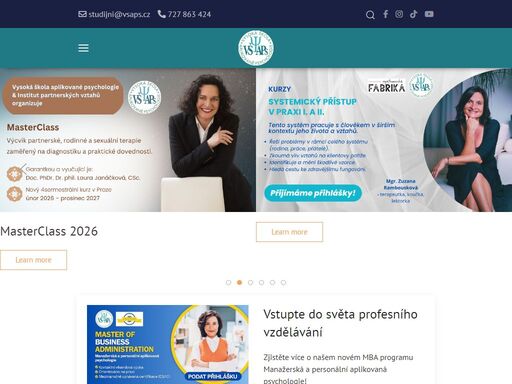 vysoká škola aplikované psychologie, dopravní psychologie, celoživotní vzdělávání, bakalářské studium, kombinované studium, vzdělávací kurzy pro veřejnost