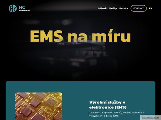 výrobní služby v elektronice efektivně již od roku 1993.
