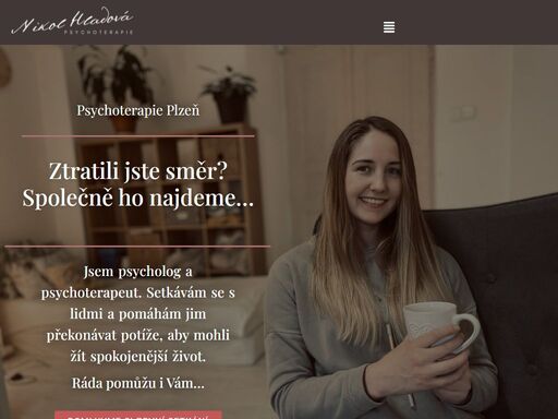 jsem psycholog a terapeut nabízející individuální psychoterapii pro dospělé v plzni. nemusíte na to být sami, jsem tu pro vás...