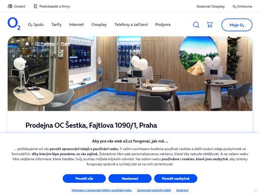 prodejna praha - oc šestka, fajtlova 1090/1. o2 služby, telefony, zařízení a příslušenství nebo profesionální podpora a spoustu dalšího, to nabízejí všechny naše značkové prodejny.