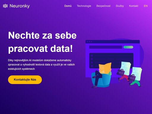 díky nejnovějším ai modelům dokážeme automaticky zpracovat a vyhodnotit textová data a využít je ve vašich existujících systémech.