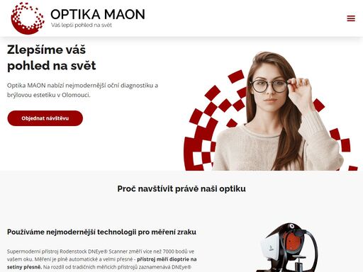 oční optika maon nabízí nejmodernější oční diagnostiku a brýlovou estetiku v olomouci. vyšetření zraku, brýle , kontaktní čočky a další.