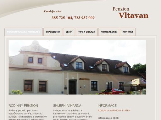 www.penzionvltavan.cz