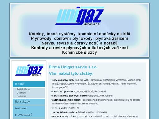 www.unigazservis.cz