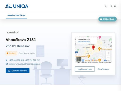 uniqa.cz/detaily-pobocek/benesov-vnouckova