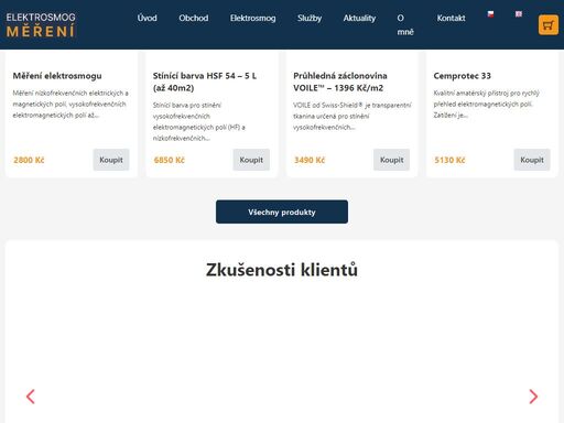 elektrosmog - měření vysokého napětí, vysílačů mobilních telefonů, rozvodů elektřiny, domácí wifi, internetu vzduchem, 5g, dect telefonů, radarů