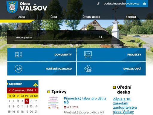 www.obecvalsov.cz