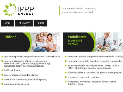 iprp energy - poradenství v oblasti energetiky a ochrany životního prostředí