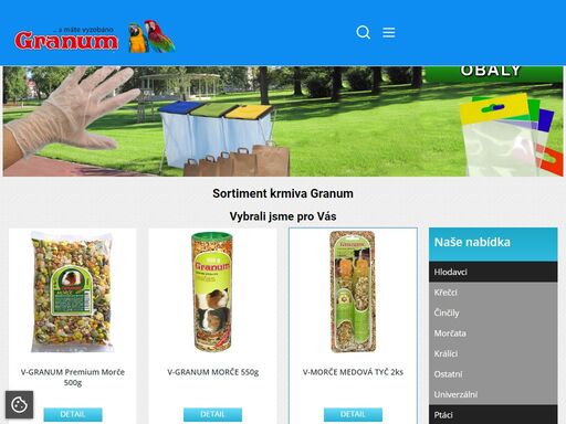 firma granum byla zpočátku zaměřena pouze na nákup a prodej krmiv a chovatelských potřeb. v roce 1993 však přišla na trh jejich vlastní značka krmiv granum.