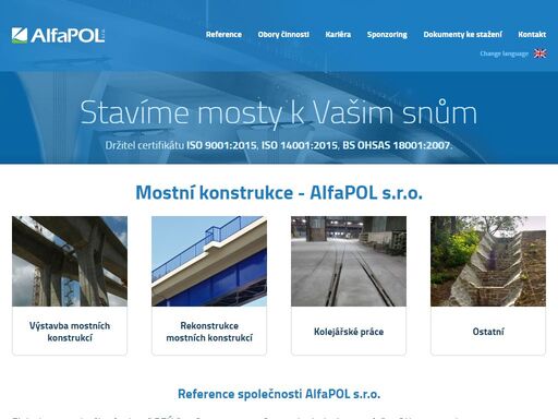 společnost alfapol s.r.o. vznikla v roce 2001 se sídlem v ostravě a s působností nejdříve moravskoslezského kraje a později celé české republiky.