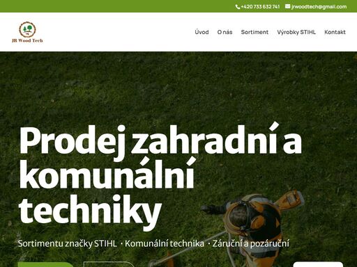 specializujeme se na prodej sortimentu značky stihl, a to již více než 25 let. jr wood tech - prodej zahradní a komunální techniky opava.