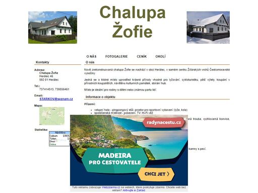 www.chalupazofie.wz.cz