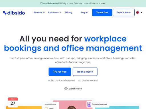 app for the daily running of your office. manage your office and book desks, company cars, and parking spots in an easy-to-use app.