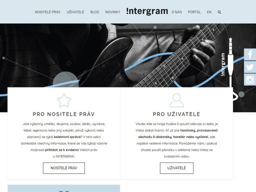 intergram z.s. je nezávislá společnost a je kolektivním správcem práv výkonných umělců a výrobců zvukových a zvukově obrazových záznamů.