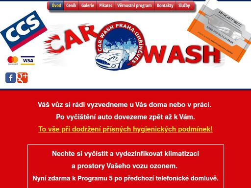 ruční mytí vozidel car wash praha-uhříněves.