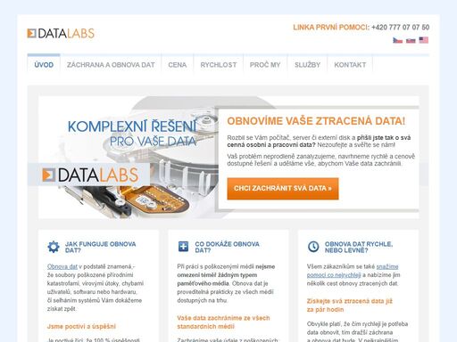 data labs s.r.o. - záchrana a obnova dat ze všech paměťových médií | data labs s.r.o.