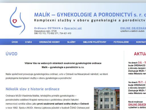 malík - gynekologie a porodnictví s. r. o.