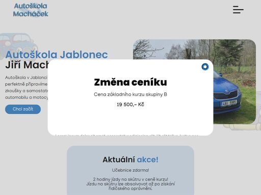 www.autoskolamachacek.cz