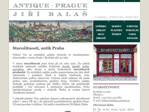 www.antique-prague.cz