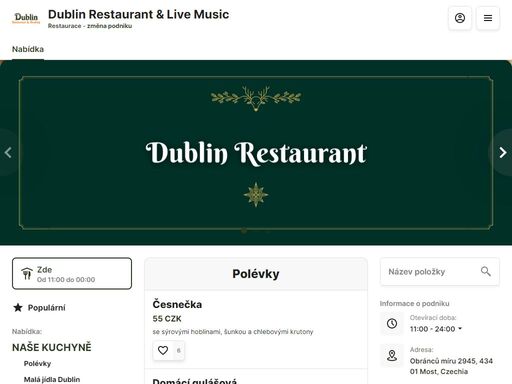 dublin-restaurant.choiceqr.com