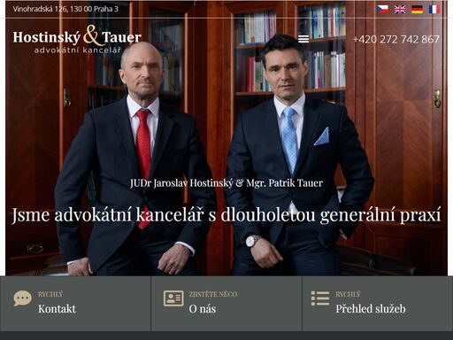 jsme advokátní kancelář s dlouholetou generální praxí. pomáháme našim klientům napříč právním řádem v několika jazycích již více než 15 let.