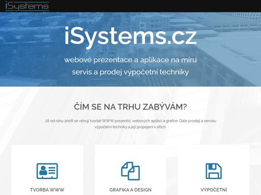 internetové prezentace, obchody a aplikace, prodej a servis počítačů - isystems.cz