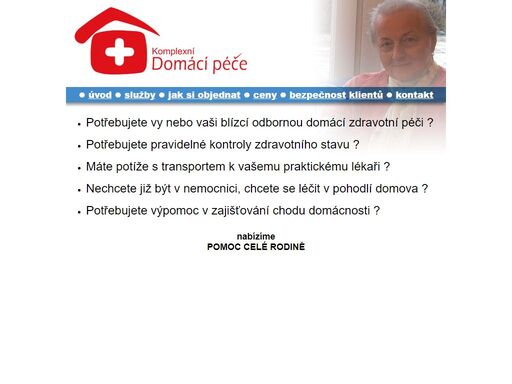 uvodni stranka webu komplexni domaci pece sestrytabor.cz