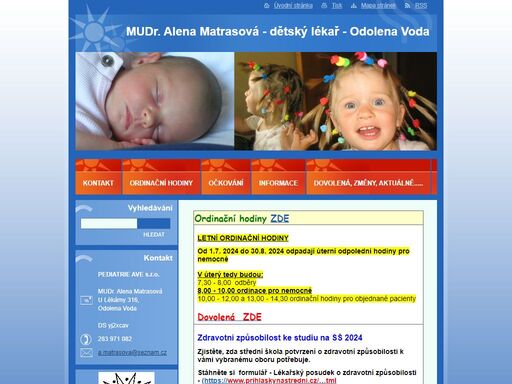www.matrasova-detskylekar.cz