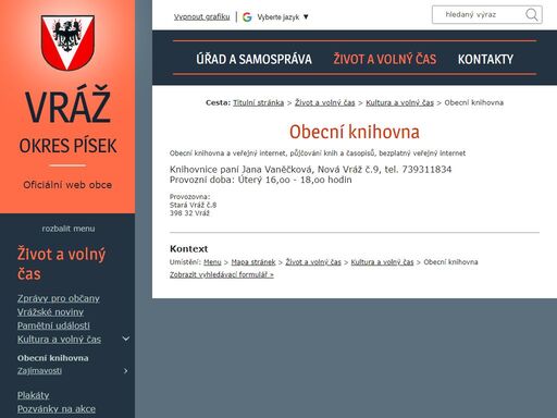 vraz-obec.cz/obecni-knihovna/ms-4995/p1=4995