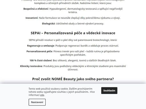 www.nomebeauty.cz