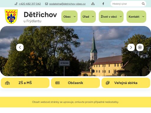 www.detrichov-obec.cz