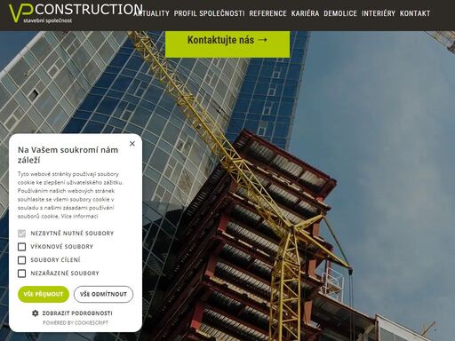 stavební společnost vp construction s.r.o. 
nabízí stavební, projekční a demoliční práce.