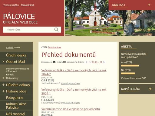 www.palovice.cz