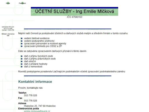 web.quick.cz/emilie.mlckova