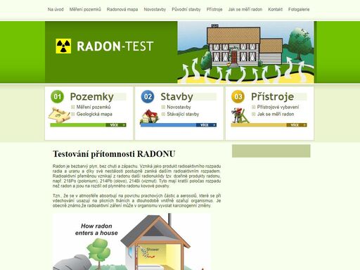 radon vzniká jako produkt radioaktivního rozpadu radia a uranu a může v organismu vyvolat karcinogenní změny.