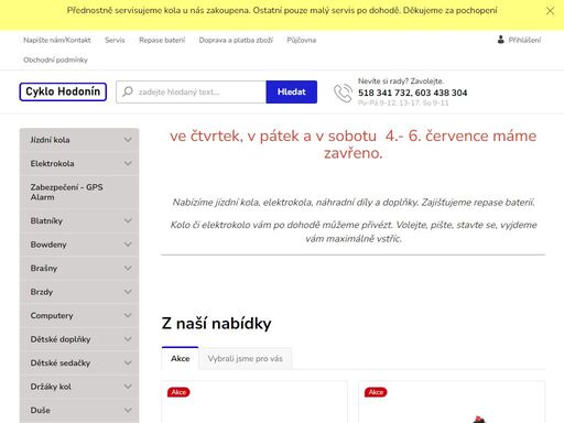www.cyklohodonin.cz