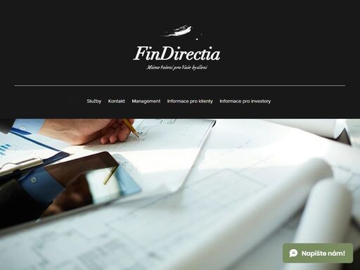 findirectia poskytuje zprostředkování úvěrů, správu pohledávek, konzultační činnost a alternativní způsoby financování nákupu nemovitostí.