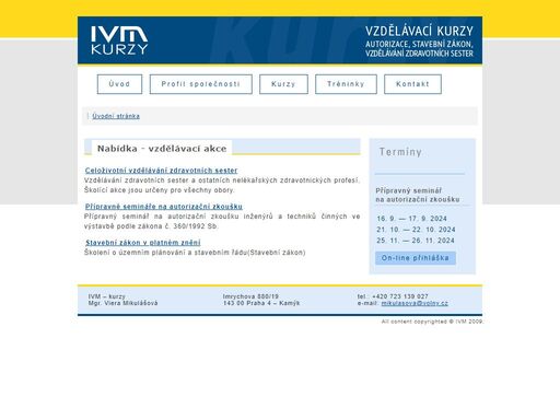 www.ivm-kurzy.cz