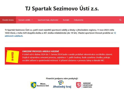www.tjspartaksu.cz
