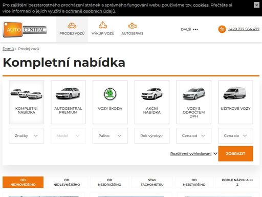 autocentral plzeň - prodej kvalitních ojetých a zánovních vozů v plzni. auta bez rizika.